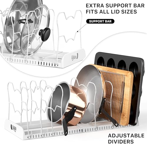 Simple Houseware Expandable Pan Rack 10 Adjustable C | All Products - Image 5