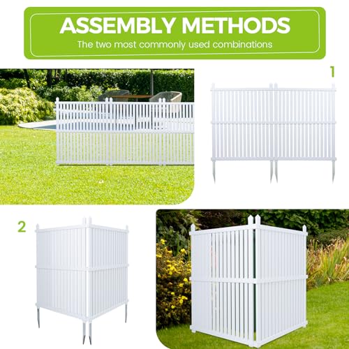 Air Conditioner Fence 48" W X 48" H Trash Can Fence Pool - Image 7