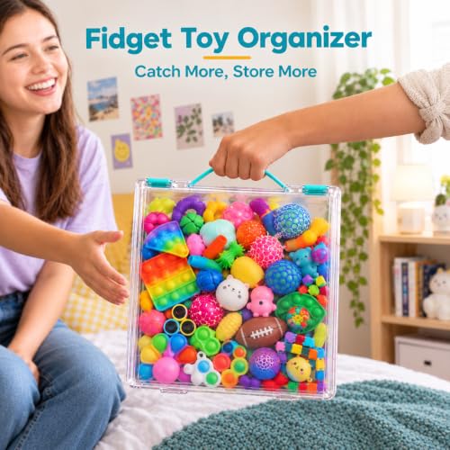 Vtopmart 3 Pack Board Game Storage with Handle | Home Organization - Image 6