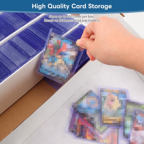 6 Pack Trading Card Storage Box, 2340 Count Card Storage - Image 5