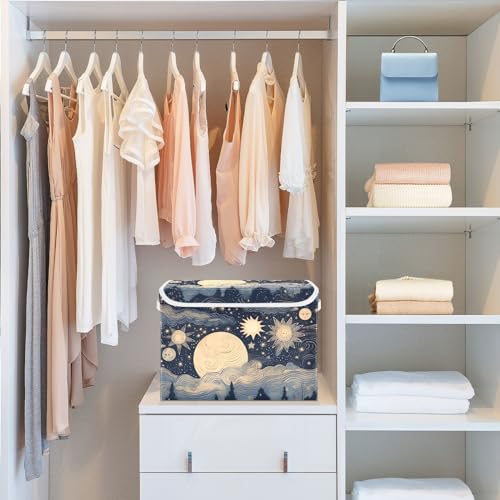 Stars and Moon Storage Bins with Lids and Carrying H | All Products - Image 7