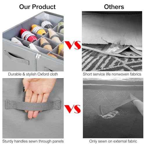 Shoe Organizer for Closet, Foldable Shoe Box | Home Organization - Image 7