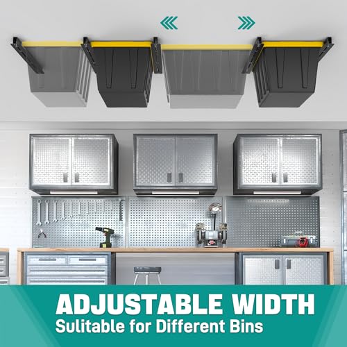 Ceiling Storage Rack, Heavy Duty Overhead Garage Storage Rack - Image 7