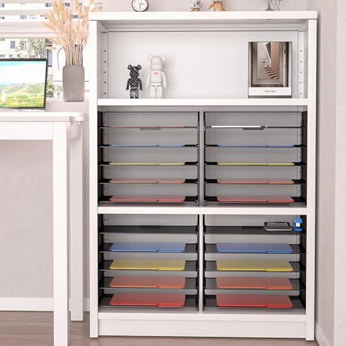 2 Sets 5-Tier Paper Organizer,Paper Tray Holder for Desk - Image 7