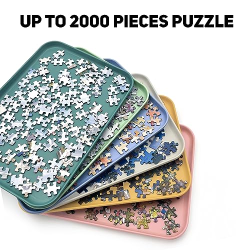 12" x 8.7" Puzzle Sorting Trays Stackable - Image 4