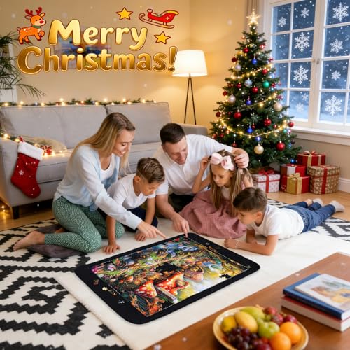Lwoeo 1000 Pieces Puzzle Mat Roll Up, Smooth Top Pad - Image 3