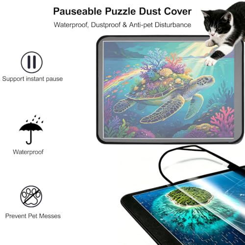 Puzzle Storage Folder and Felt Puzzle Board | Home Organization - Image 7