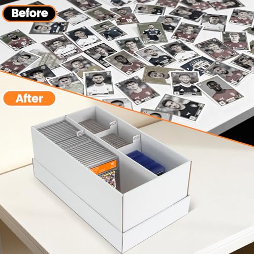 6 Pack Graded Trading Card Storage Box - 2 Rows Graded - Image 8