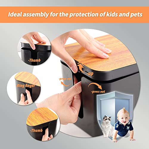 Cable Management Box 2 Pack with 16 Cable Clips Set-Large & - Image 6