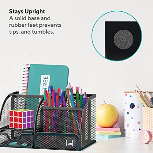 Mindspace Office Desk Organizer with 6 Compartments + Drawer | - Image 7