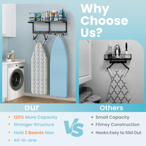 Ironing Board Hanger Wall Mount, Large Laundry Room - Image 6