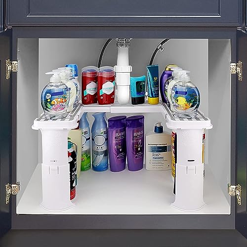 Expandable Under Sink Organizer and Storage I Bathroom Under - Image 3