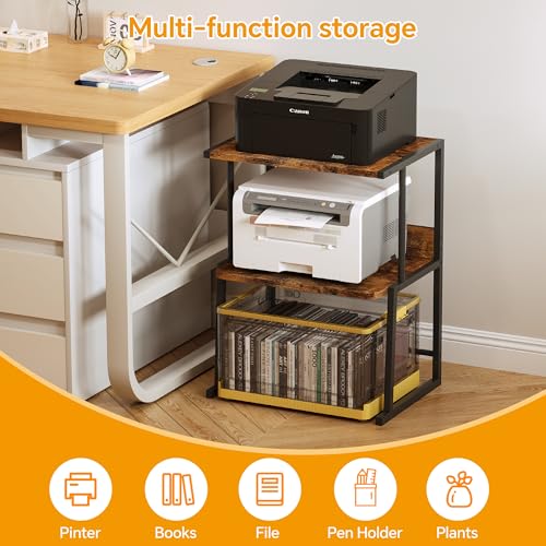 Homeiju 3-Tier Printer Stand for Desk, Desktop Print | All Products - Image 7
