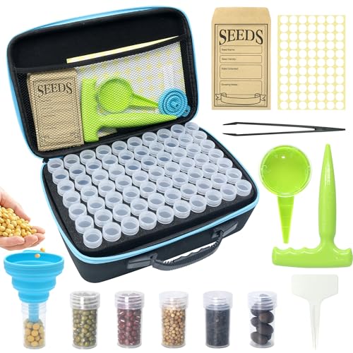 Seed Storage Organizer, 140 Slots Seed Storage Box with 20 - Image 2