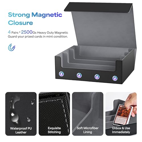 UAONO Trading Card Storage Box Holds 2400+ Cards, Bulk - Image 6