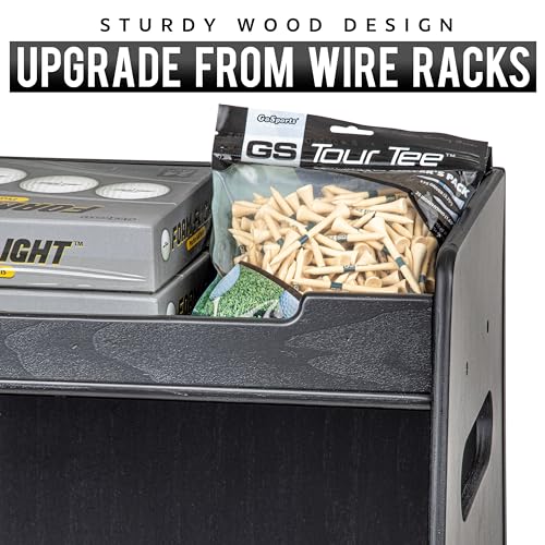 GoSports Premium Wooden Sports Equipment Organizer | Home Organization - Image 4