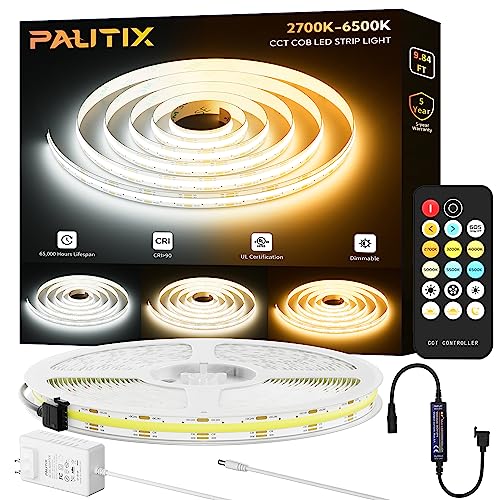 PAUTIX COB LED Strip Light White CCT Tunable, Super Bright - Image 2