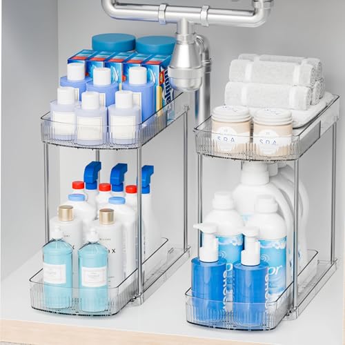 2 Pack Large Pull Out Bathroom Organizers and Storag | All Products - Image 2
