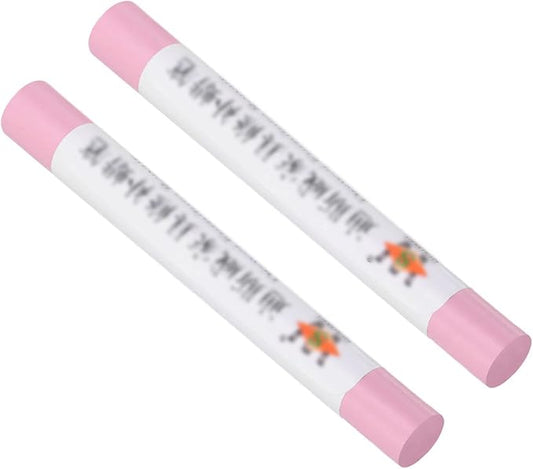 Unifizz Wood Wax Filler Stick, Furniture Crayons Wooden Repair Filler Stick Touch Up Wax Paint Pens for Scratches Holes Floor Laminate Carpenters Tables Desks, Pale Pink,2 Count