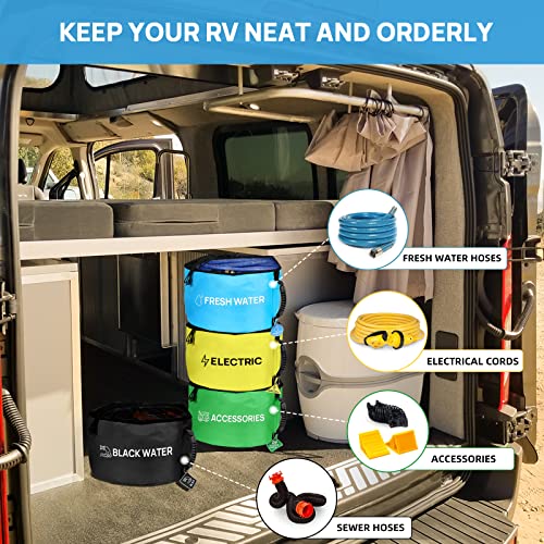 RV Hose Storage Bag of 4 Pack, Camper Accessories for Outside - Image 5