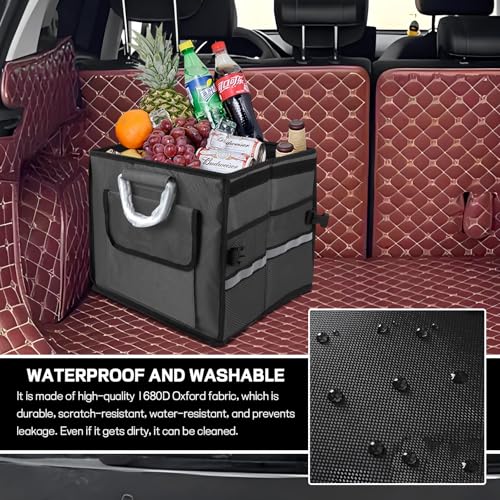 Car Trunk Organizer with Lid, 28L 2-Compartment | Home Organization - Image 5