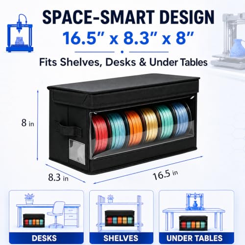 3D Printer Filament Storage Box, 4 Pack Filament Dry | All Products - Image 3