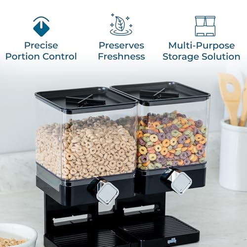 Honey-Can-Do Zevro Compact Dry Food Dispenser, Dual | All Products - Image 7
