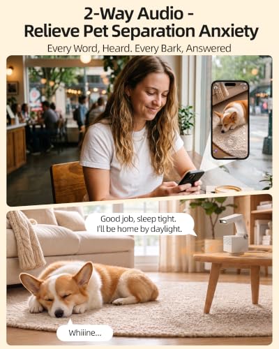 Genie S 2.5K Pet/Dog/Cat Camera, No Subscription Required - Image 4