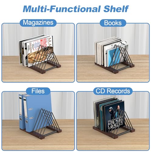 Pashion Vinyl Record Storage Rack,Detachable Desktop Stand - Image 5