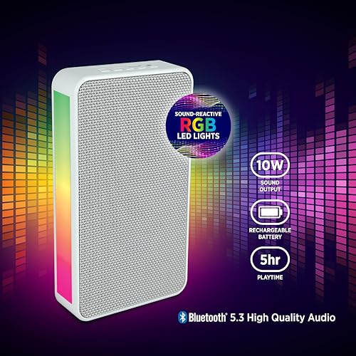 Wall-Mounted Bluetooth Speaker with RGB Light, 10W Wireless - Image 5