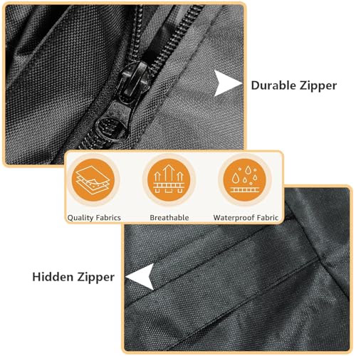 177 Gallon Outdoor Cushion Storage Bag 68 inch, 1 Pack - Image 7