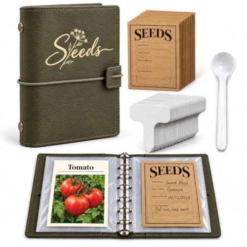 Tirphy Seed Storage Organizer, 50 Clear Pockets - Image 2