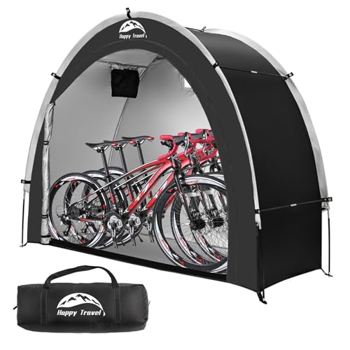 Bike Storage Shed Tent, Outdoor Portable Bicycle Storage Sheds - Image 2