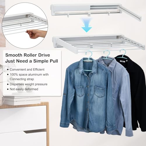 Wall Mounted Drying Rack, Clothes Drying Rack | Laundry & Clothing - Image 4