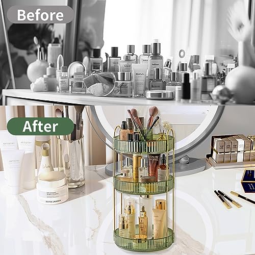 Asayuee 360 Rotating Makeup Organizer,3 Tier Large C | All Products - Image 5
