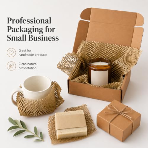 Brown Honeycomb Packing Paper 2 Rolls, 12 x 328 ft - Image 6