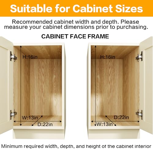 2-Tier Kitchen Cabinet,Pull Out Cabinet Organizer - Image 5