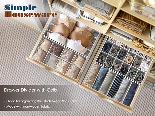 Simple Houseware Closet Underwear Organizer Drawer Divider - Image 5