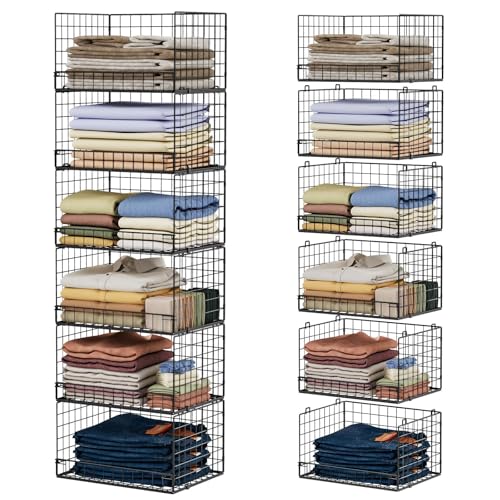 Yociyoga 6-Tier Stackable Closet Organizers and Storage Shelves - Image 2