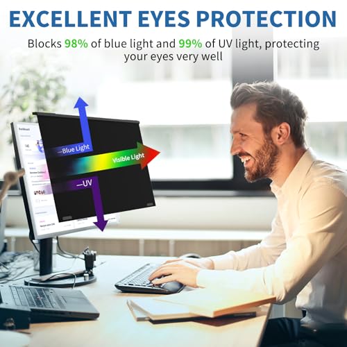 Magnetic 27 Inch Hanging Computer Privacy Screen for 16:9 - Image 4