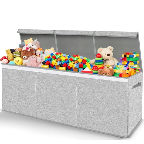 Pantryily Extra Large Toy Box with Lid Foldable Plush Toy - Image 2