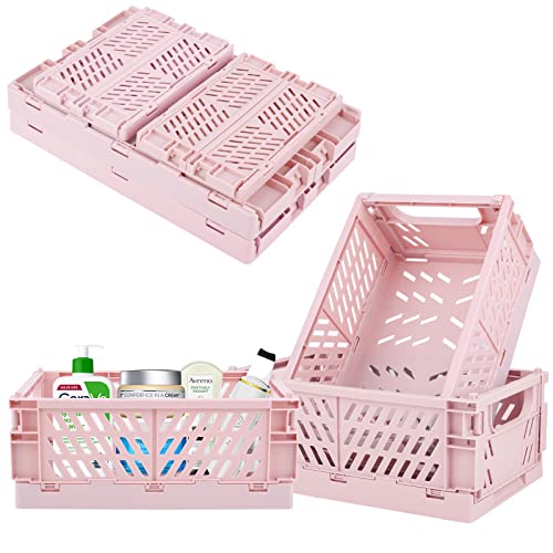 4 Pack Collapsible Small Storage Bins and Baskets, D | All Products - Image 2