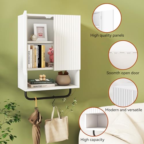 IBUYKE Bathroom Wall Cabinet Over Toilet Cabinet for Bathroom - Image 5