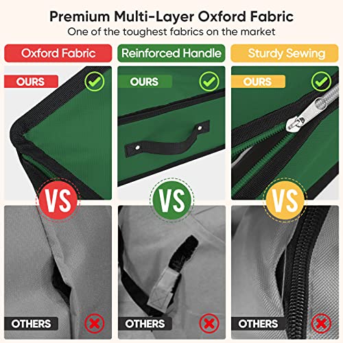 BALEINE Wrapping Paper Storage Organizer, 40" Durable 600D - Image 6