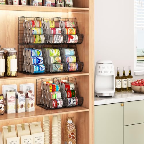 X-cosrack Stackable Can Organizer for Pantry 3Pack，Standing - Image 4