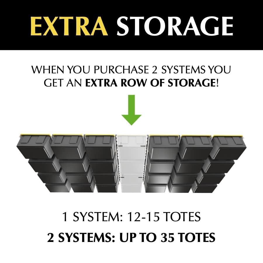 E-Z Garage Storage Tote Slide PRO – Made in USA Ceiling Tote - Image 3