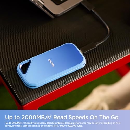 Sandisk 1TB Creator PRO Portable SSD, Up to 2000MB/s Read Speeds - Image 3