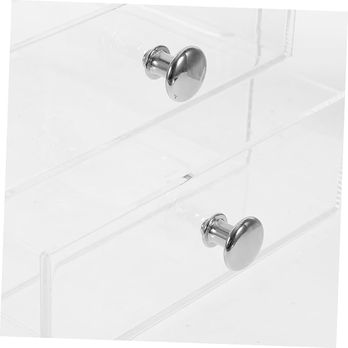Organizer for Makeup Jewelry and Office Supplies Stackable Multi-use Storage Box Smooth-glide