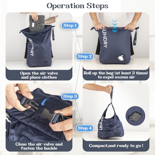 Travel Laundry Bag, Waterproof Compression Storage - Image 7