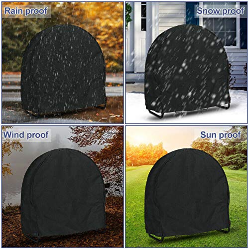 Log Rack Hoop Cover Round Outdoor Heavy Duty Waterproof - Image 5